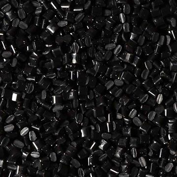 塑料原料ABS/PMMA合金 黑色高光抽粒