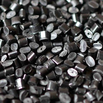 塑胶原料ABS黑色防火高冲抽粒 黑色再生料