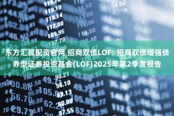 东方汇赢配资官网 招商双债LOF: 招商双债增强债券型证券投资基金(LOF)2025年第2季度报告